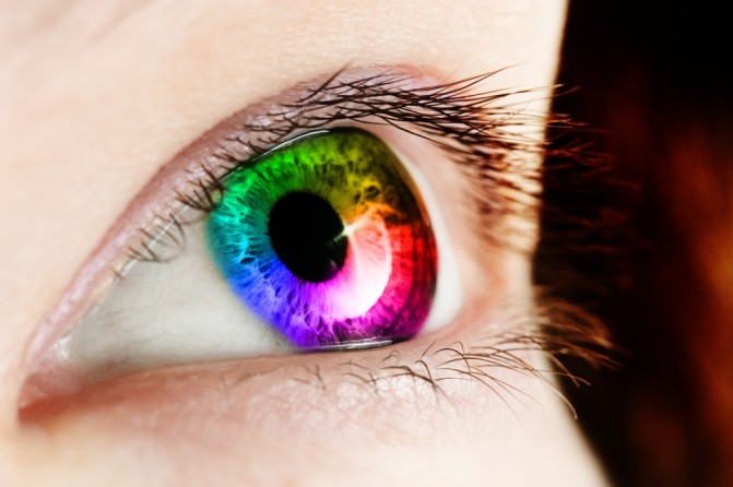human eye 10 million colors