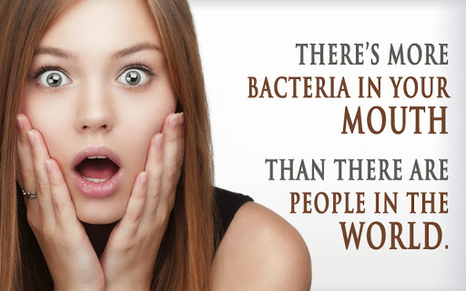 more bacteria in our mouth
